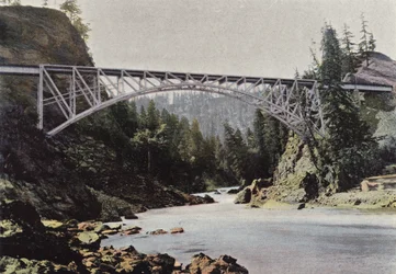Bridge over the Salmon River, British Columbia